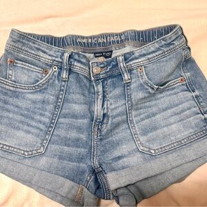 American Eagle Outfitters Light Blue Jean Shorts